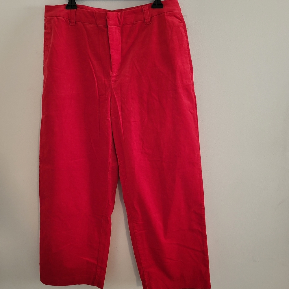 Charter Club,  pants, red. Ladies cropped length